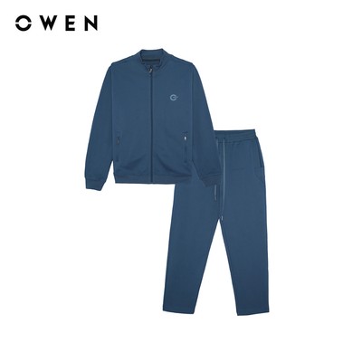 Owen - Bộ thể thao Regular Fit BTT256165 màu Xanh chất liệu CVC Spandex