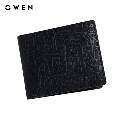 Owen - Ví da VD256216 màu Đen chất liệu Da bò