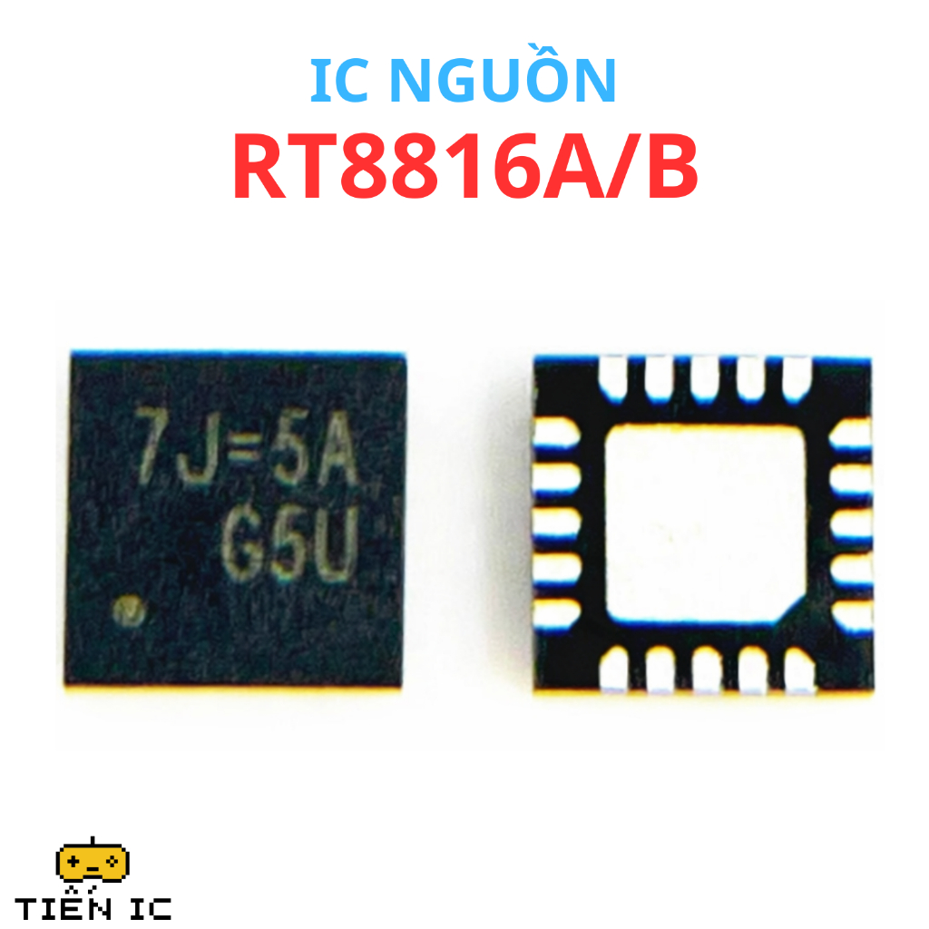 IC nguồn RT8816A RT8816AGQW RT8816B RT8816 8816A 8816B 8816 7J= thay thế cho laptop - Hàng mới - TIẾ