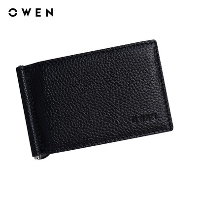 Owen - Ví da VD256220 màu Đen chất liệu Da bò