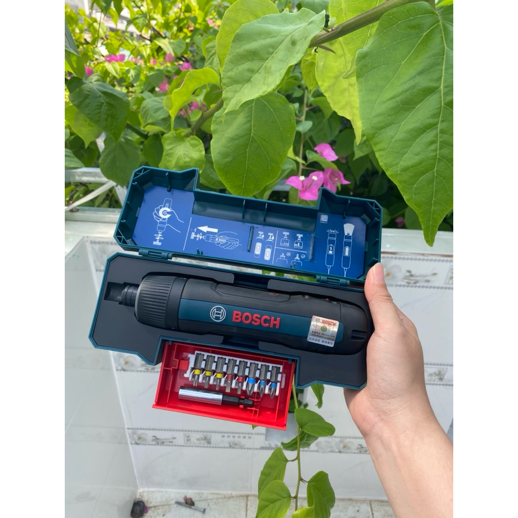 Máy Vặn Vít Dùng Pin Bosch GO GEN 3 (SOLO) - 3.6V, 2Ah, 0.32kg, Mũi Hex Uni 1/4''