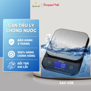  Cân Điện Tử Cân Tiểu Ly Chống Nước 5kg 0.1g - 10kg 1g WH-B28  có kèm cáp sạc  sạc USB 