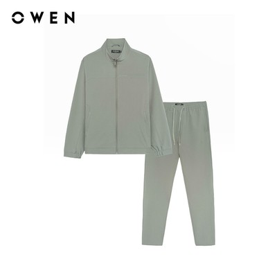 Owen - Bộ thể thao Regular Fit BTT256163 màu Xám nhạt chất liệu Polyspun spandex