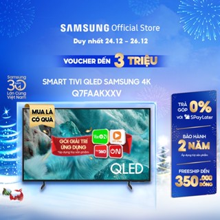  Smart Tivi Samsung QLED Q7F 4K Samsung Vision AI Smart TV  2025  - Miễn phí lắp đặt 