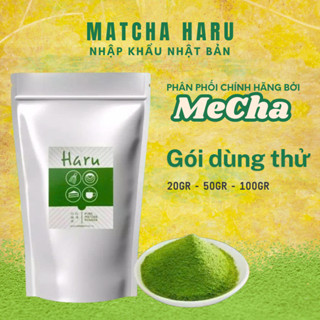  Bột Matcha Haru 20gr - 50gr - 100gr chính hãng nhập khẩu Nhật Bản - Mecha 