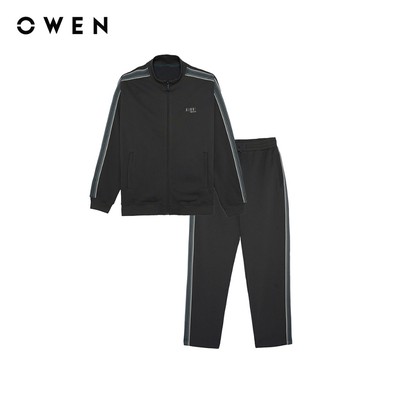 Owen - Bộ thể thao Regular Fit BTT256166 màu Xám chất liệu CVC Spandex