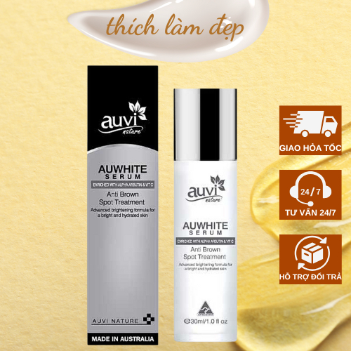 AUVI NATURE l Tinh chất dưỡng trắng, giảm sạm da AUWHITE SERUM
