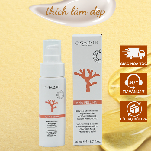 Osaine AHA Peeling – Tinh Chất Sạch Da, Mờ Nám, Sạm Da Chai 50ML Xuất Xứ Italia