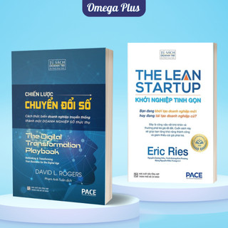  Bộ Sách The Lean Startup: Khởi Nghiệp Tinh Gọn + Digital Transformation: Chiến Lược Chuyển Đổi Số -Lẻ Combo  PACE Books  