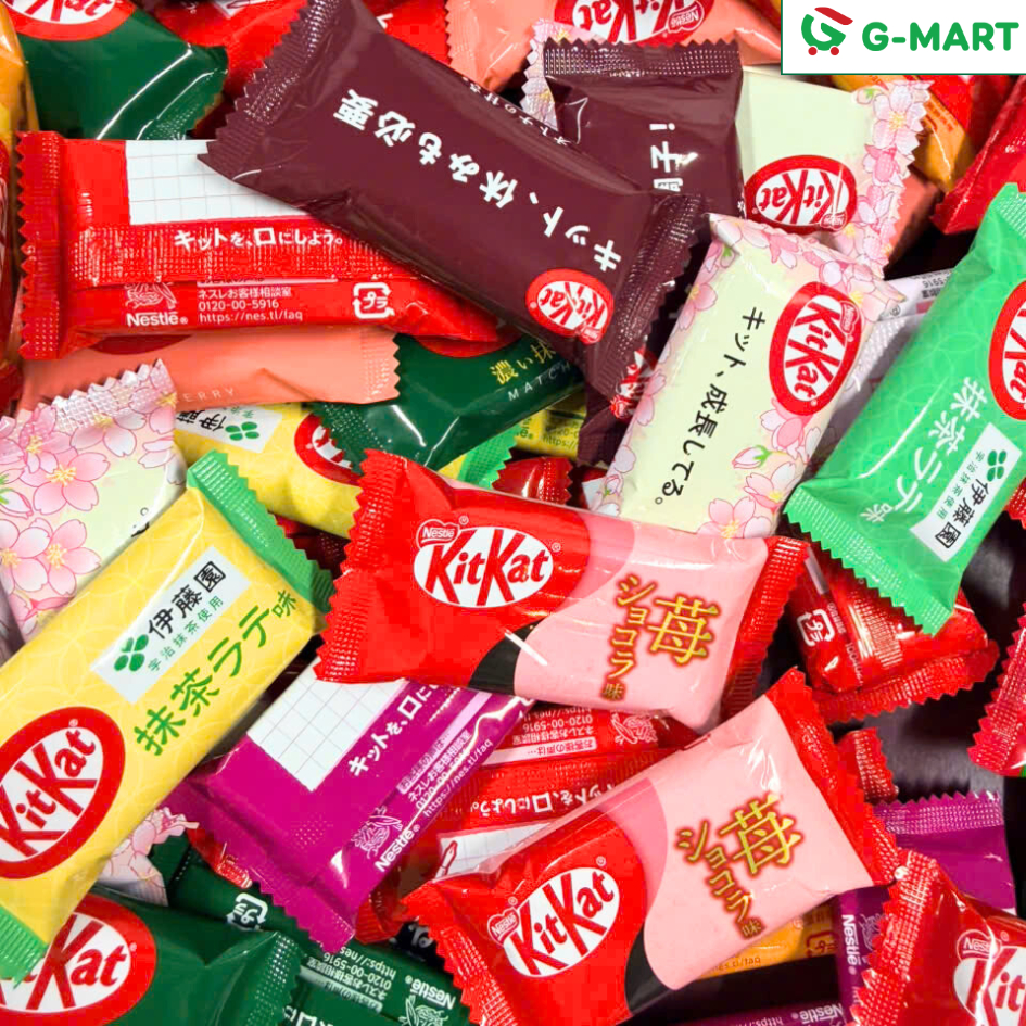 (LƯU Ý ĐỌC KĨ  KITKAT THANH LE) COMBO Mix Vị Socola KitKat Nhiều Vị Hấp Dẫn, Kikat Nhật Bản Full Vị