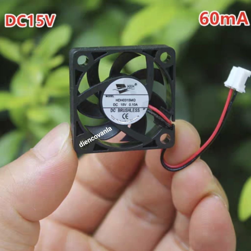 Quạt Làm Mát 3007 5-18V 60mA, quạt 3010 3007 vuông 3cm