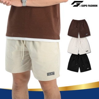  Quần Short Kaki Basic Unisex Cạp Chun Form Trên Gối Local Brand GUPO – SKB33 