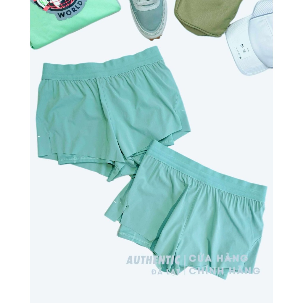 Quần Thể Thao Dù Nữ Có Quần trong Màu Xanh HJ5377-017