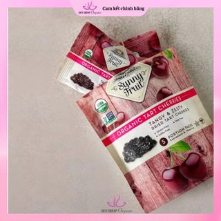 Mận khô, Cherry khô, Sung khô sấy không đường Hữu Cơ Sunny Fruits - Organic Dried Plums, tart Cherries, Dried figs