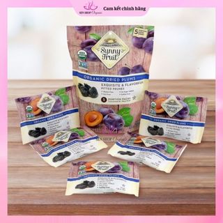 Mận khô, Cherry khô, Sung khô sấy không đường Hữu Cơ Sunny Fruits - Organic Dried Plums, tart Cherries, Dried figs