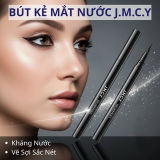 Kẻ Eyeliner JMCY Đầu Cọ Mảnh Sắc Nét Mỏng Tự Nhiên, Bút Kẻ Viền Mắt Đầu Nhỏ Dễ Dùng Không Lem Mí