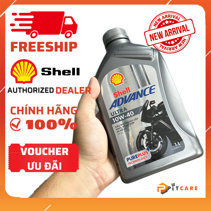 Nhớt Xe Máy Shell Advance Ultra 10W40 Nhập Khẩu Chính Hãng Có Chiết Lẻ