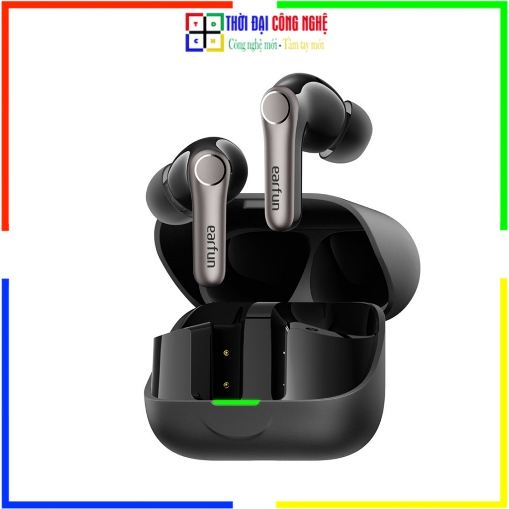 Tai Nghe Bluetooth EarFun Air Pro 4+ Plus - Chống Ồn ANC 50dB - Snapdragon Sound - LDAC - Bảo Hành 1