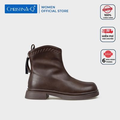 Bốt Bé Gái Mũi Tròn CHRISTINA-Q BTE090I