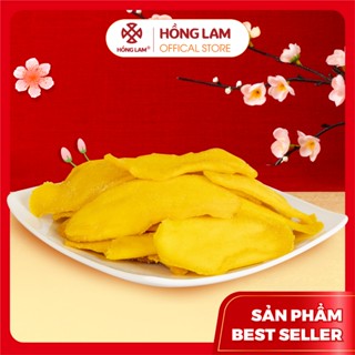  Xoài dẻo thượng hạng Hồng Lam dạng hộp và gói. Có vị chua ngọt dẻo 