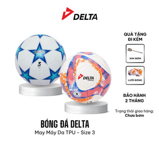  Bóng Đá Trẻ Em Mini DELTA 3M Size3 May Máy Da TPU Mềm Nhẹ Sân Cỏ Nhân Tạo Bé Cho 4-9 Tuổi DELTMINI01 