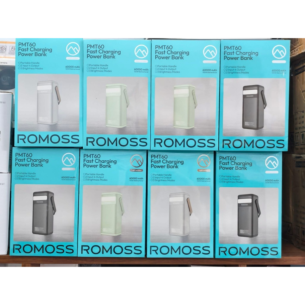 HỘP PHỤ KIỆN ĐA NĂNG ROMOSS PMT60 – THIẾT KẾ CÓ TAY XÁCH, ĐÈN LED TIỆN DỤNG