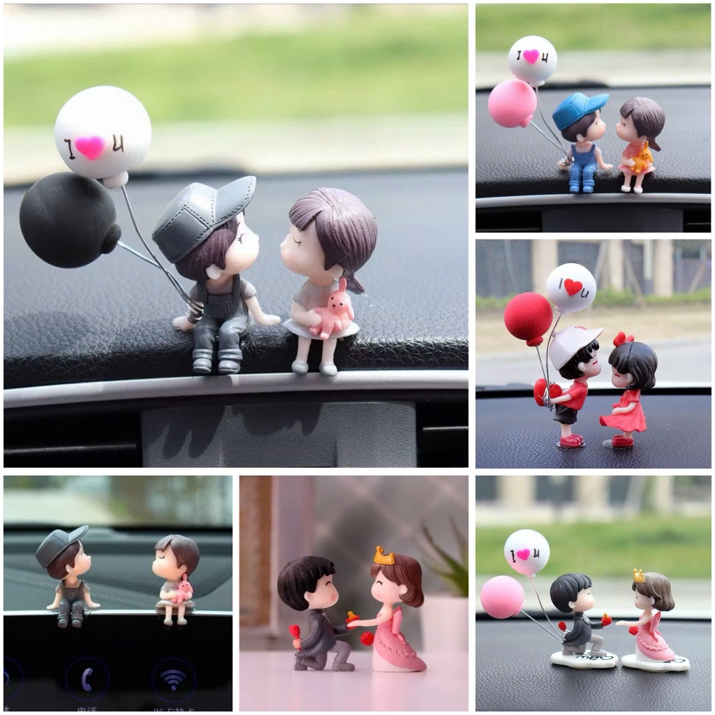 Đôi tình nhân trang trí nội thất xe ô tô- điểm nhấn cho xế yêu