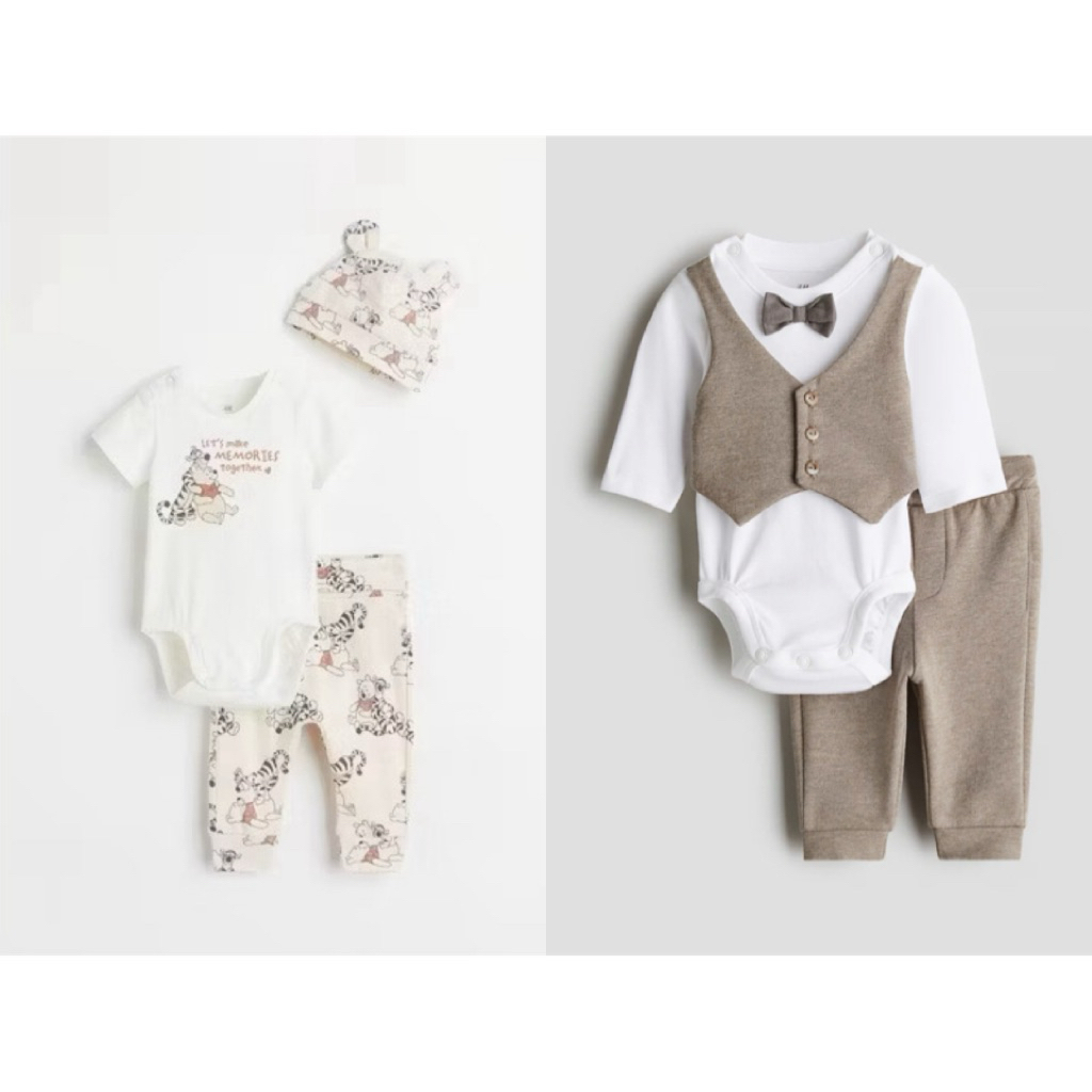 [KIDDO] Set bodysuit H&M cho bé  nhiều màu sắc siêu dễ thương