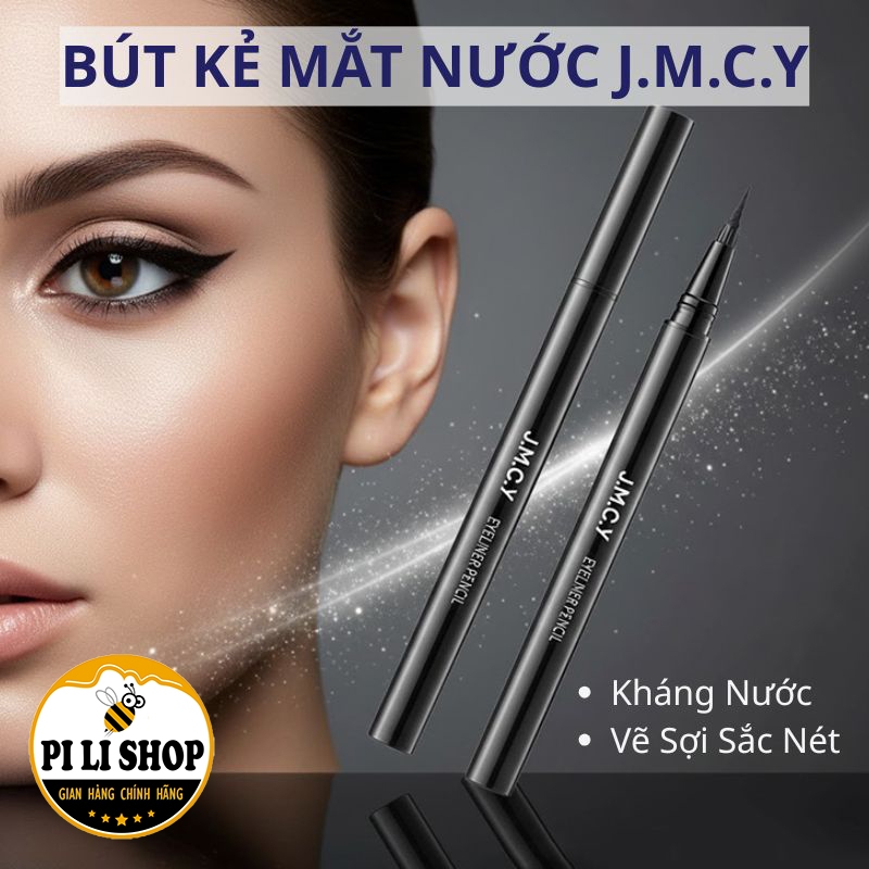 Kẻ Mắt Dạng Lỏng JMCY Nét Thanh Mảnh Chuẩn Sắc, Bút Vẽ Mắt Eyeliner Không Lem Lâu Trôi Chống Nước
