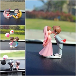 Đôi tình nhân mini dán gương/ Đôi tình mini nhân trang trí nội thất xe ô tô tạo điểm nhấn cho xế yêu thêm xinh