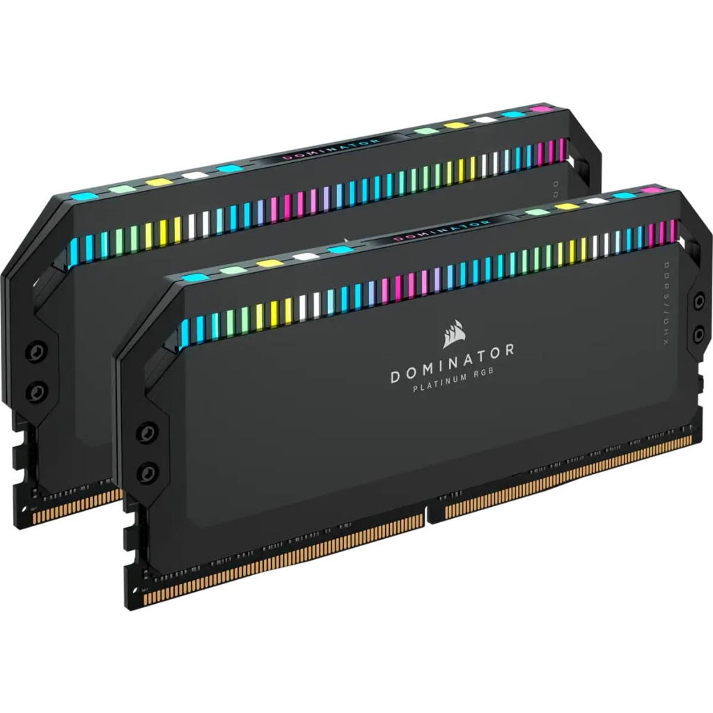 RAM Corsair DOMINATOR PLATINUM RGB 64GB (2x32GB) DDR5 5600MHz Black (CMT64GX5M2B5600C40)