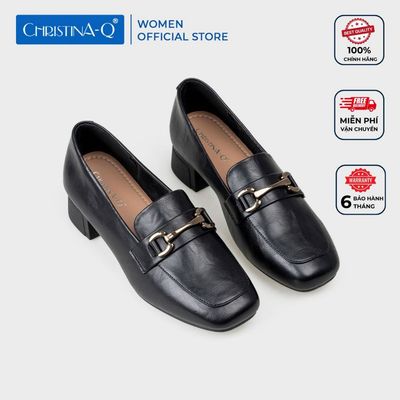 Giày Nữ Cao Gót Bít Mũi Vuông CHRISTINA-Q GBV175I