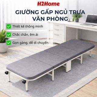  Giường xếp 4 khúc H2Home – Phù hợp ngủ tạm nghỉ trưa văn phòng kích thước 95x180cm 