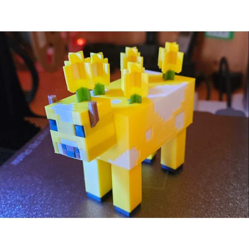 Đồ trang trí Bò Hoa trong Minecraft
