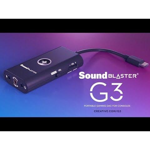 Sound Blaster G3 sound card gắn ngoài chính hãng