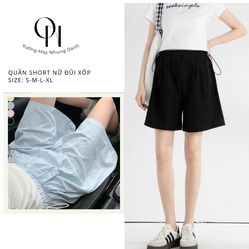 [MÃ ON017] - Quần Short Nữ Đũi Xốp Nhung Oanh – Nhẹ Tênh, Thoáng Mát, Không Bai Nhão