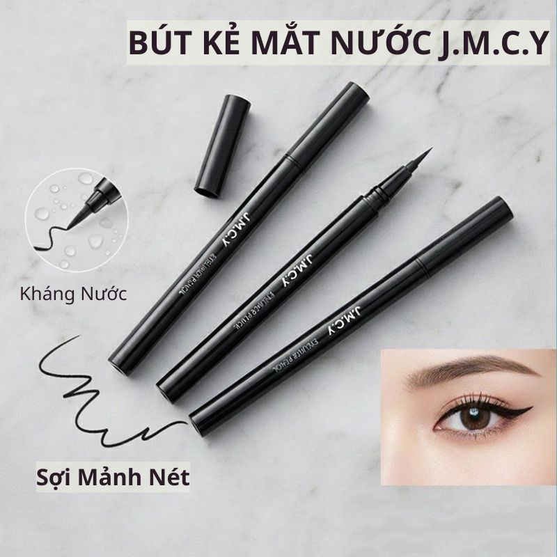 Bút Kẻ Mắt Eyeliner JMCY Tạo Đôi Mắt Quyến Rũ, Bút Vẽ Mí Mắt Màu Đen Mỏng Nhẹ Sắc Nét Tự Nhiên