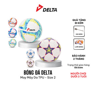 Bóng Đá Mini Trẻ Em DELTA 2M Size 2 May Máy Da TPU Mềm Nhẹ Êm Nhiều Màu Cho Bé 1-3 Tuổi DELTMINI02