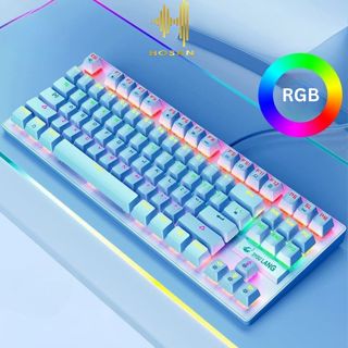  Bàn Phím Cơ HOSAN Ziyoulang K2 Kết Nối Có Dây Cùng Led RGB Ấn Tượng 
