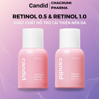  Tinh Chất Retinol 0.5% 1% Hỗ Trợ Cải Thiện Nền Da CANDID Retinol Treatment 30ml 