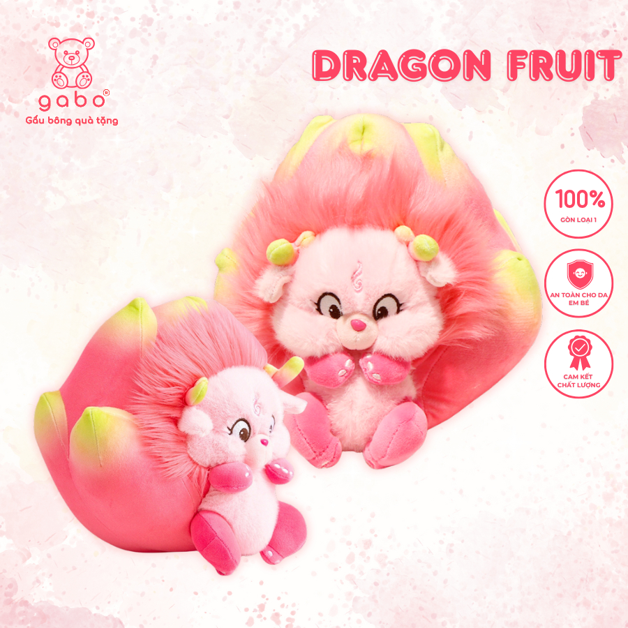 Gấu Bông Rồng Thanh Long, Khủng Long Thanh Long Hồng, Rồng Cosplay Thanh Long, Siêu phẩm GABO TEDDY 