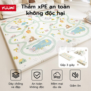  Thảm Xốp Cho Bé Yuumi Thảm Cuộn Phủ Xpe 2 Mặt Dày 2cm Thảm Xốp Không Methanol Chống Nước - Chống Trượt An Toàn Cho Bé 