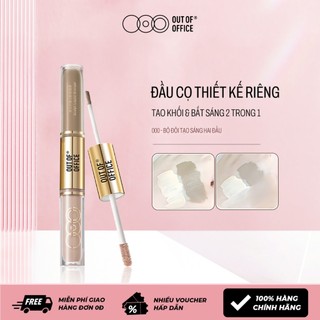  OOO Bút Tạo Khối Dạng Lỏng 2 Đầu OUT OF OFFICE - Highlight & Tạo Khối Tạo Khối Sống Mũi Bọng Mắt Che Khuyết Điểm 