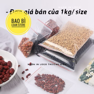   1KG  TÚI ZIPPER CHỈ ĐỎ ZIPPER ĐỰNG THỰC PHẨM CHẤT LƯỢNG PE AN TOÀN  HÀNG SẴN  