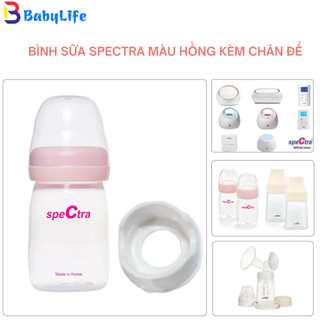 Bình Spectra 160ml Cổ Rộng – Bình Trữ Sữa An Toàn BPA Free – Cho Bé Bú Trực Tiếp