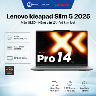 Laptop Lenovo IdeaPad Slim 5 (Xiaoxin Pro 14c AHP10R) | Ryzen 7 | RAM 24GB | SSD 1TB | 14" | 120Hz | Trung Trần Stor