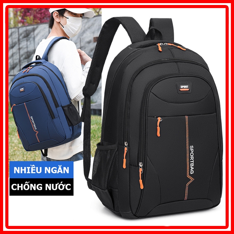 Balo nam nữ SPORTBAG chống nước thời trang đi học, đi làm, du lịch, Balo laptop 15.6 inch nhiều ngăn