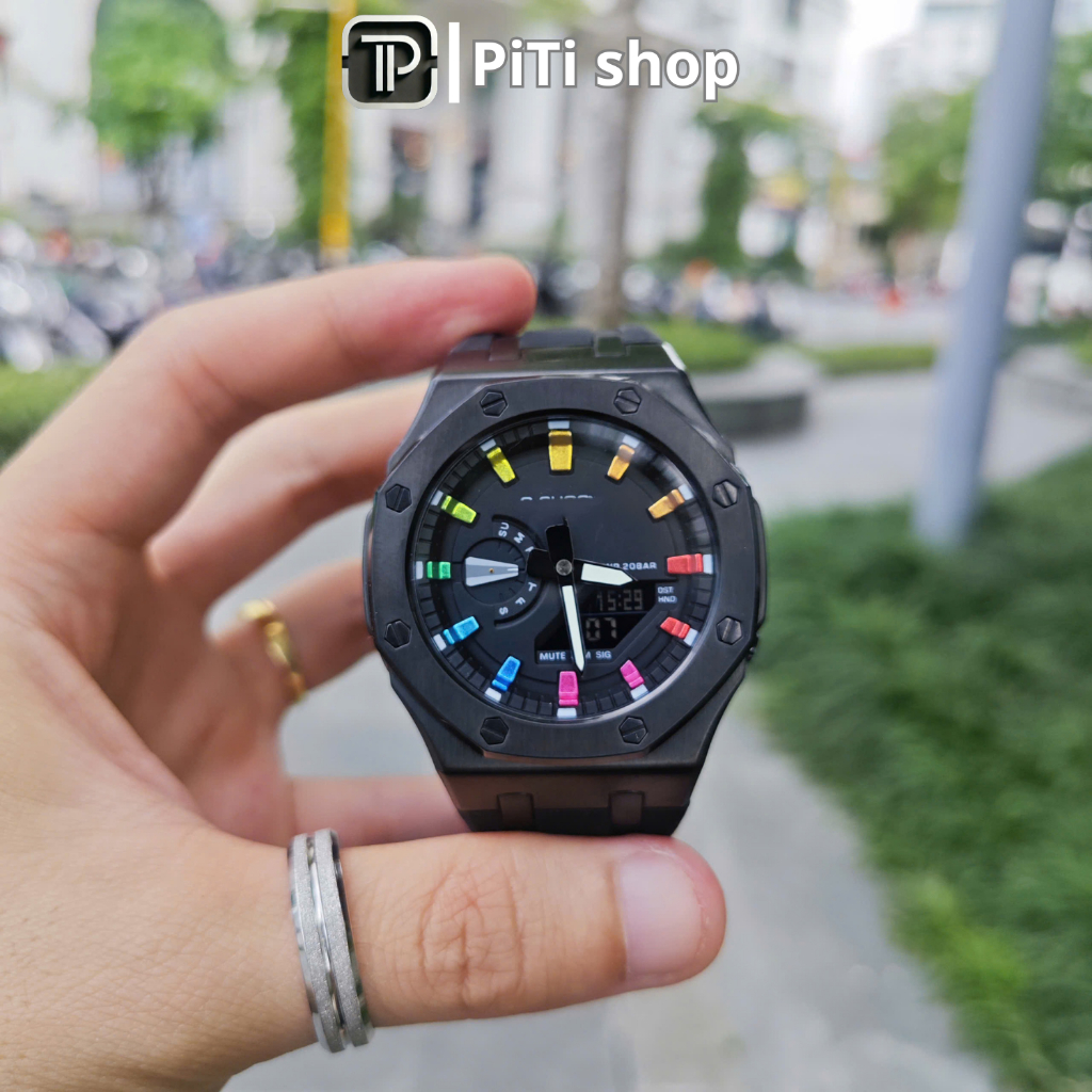 MÁY NHẬT - Đồng hồ nam Gờ-sốc ga2100 custom AP phiên bản cầu vồng sang trọng CLS | BigBuy360 - bigbuy360.vn