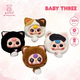  Blind Box Baby three Bé Ba Mèo thần tài Lucky cat mini blind box thỏ thị trấn BB3 hải sản hàng vn sản xuất ko ca.rd 