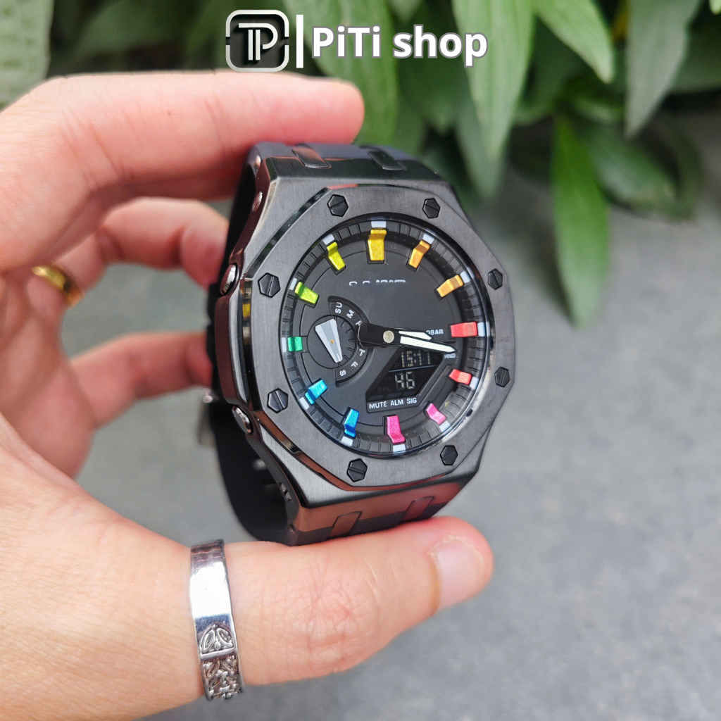 MÁY NHẬT - Đồng hồ nam Gờ-sốc ga2100 custom AP phiên bản cầu vồng sang trọng CLS | BigBuy360 - bigbuy360.vn